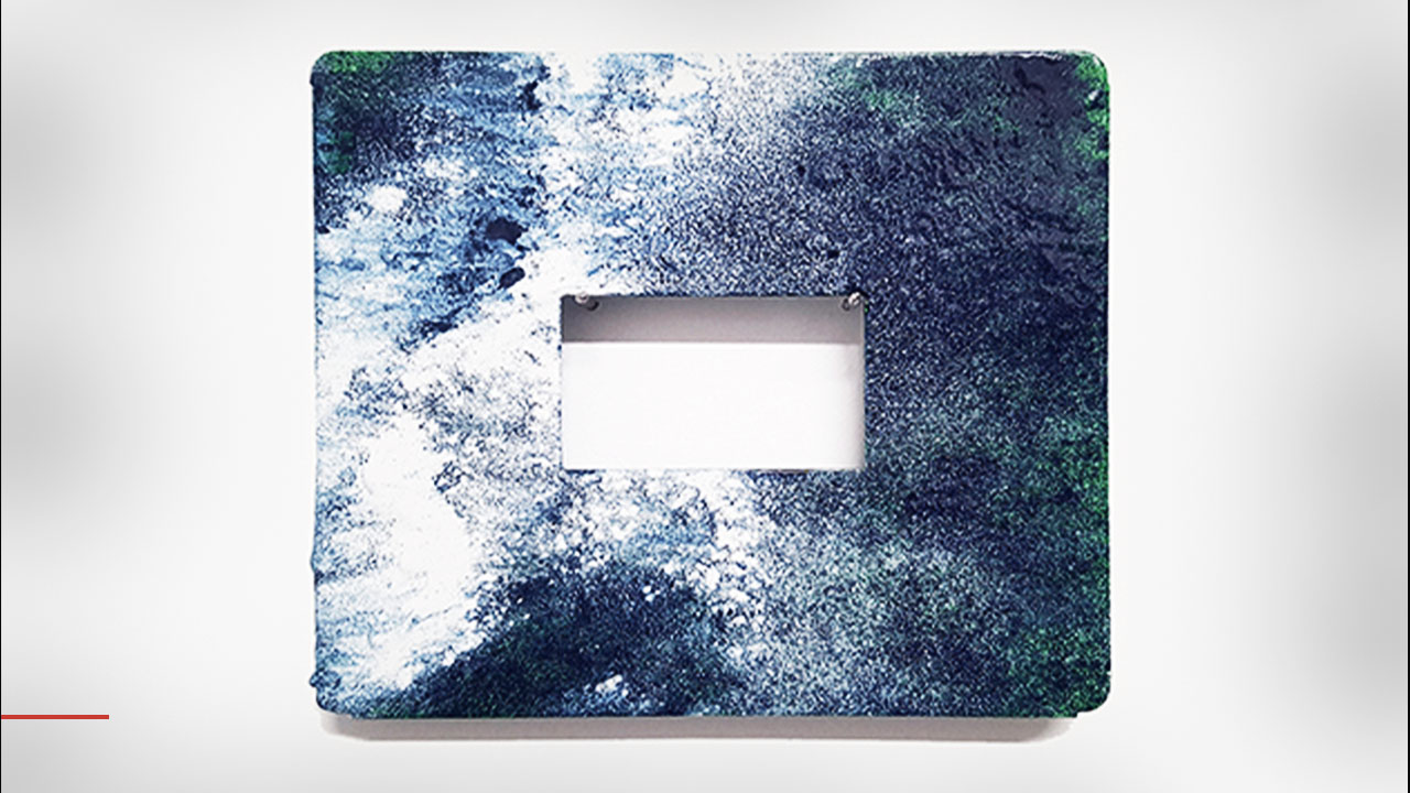 Metal sculpture on white background