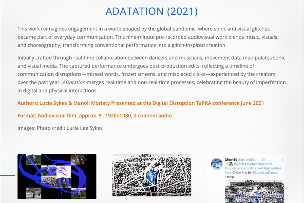 Presentation image for ADatation